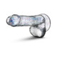 Naturally Yours - 6" Glitter Penis - Sparkling Clear by Blush - view 5