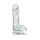 Naturally Yours - 6" Glitter Penis - Sparkling Clear by Blush - view 7