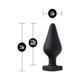 Temptasia Spank Me Butt Plug Black by Blush - view 2