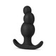 Anal Adventure Platinum Stacked Plug Black by Blush - view 2