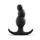 Anal Adventure Platinum Stacked Plug Black by Blush - view 4