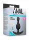 Anal Adventures Platinum Wave Plug Black by Blush