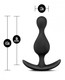 Anal Adventures Platinum Wave Plug Black by Blush - view 2