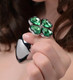 Booty Sparks Lucky Clover Gem Anal Plug Medium - view 3