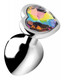 Bootysparks Rainbow Prism Heart Anal Plug - Medium - view 3