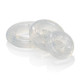 Premium Silicone Ring Set Clear Pack Of 3 by Cal Exotics - view 6