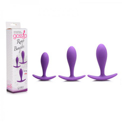 Gossip Rump Bumpers Silicone Set Of 3 - Violet