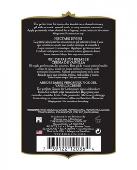 Kama Sutra Divine Nectars Vanilla Creme 5oz