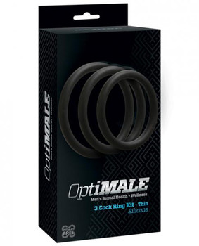 Optimale 3pc C-ring Set Thin by Doc Johnson