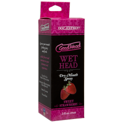Goodhead - Wet Head - Dry Mouth Spray - Sweet Strawberry 2 Fl Oz by Doc Johnson