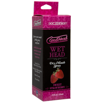 Goodhead - Wet Head - Dry Mouth Spray - Sweet Strawberry 2 Fl Oz by Doc Johnson