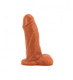 Lonestar Vixskin Caramel Realistic Dildo with Balls by Vixen Creations