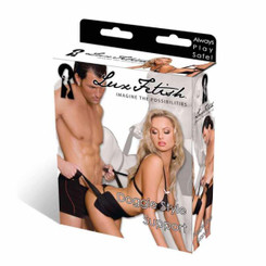 Lux Fetish Doggie Style Support Black Sex Sling by Electric Eel
