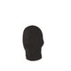 Lux Fetish Open Mouth Stretch Hood Black O/S by Electric Eel - view 5