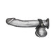C & B Gear V-Style Erection Ring with Ball Divider Black by Electric Eel - view 5