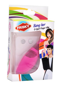 Bang Her Silicone G-Spot Finger Vibe Pink by Frisky