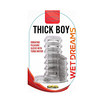 Thick Boy Turbo Sleeve Clear by Hott Products