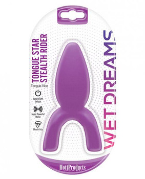 Tongue Star Stealth Rider Vibe With Contoured Pleasure Tip by Hott Products