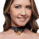 Golden Kitty Cat Bell Collar - Black/gold by Master Series - view 2