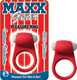 Maxx Gear Pleasure Ring Red Vibrating Erection ring - view 3