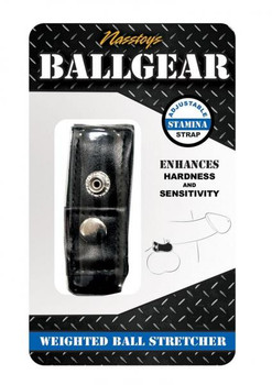 Ballgear Weighted Testicle Stretcher Black by NassToys
