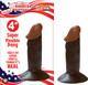 All American Mini Whopper 4 inches Dong Brown by NassToys - view 3