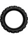 Mack Tuff Large Silicone Tire Ring Black by NassToys - view 4