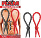 Ram Ultra Clinchers Penis Ties 2 Pack Red, Black by NassToys - view 3