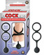 My Erection Ring Scrotum Ring With Weighted Ball Banger Silicone Black by NassToys - view 3