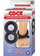 My Erection ring Figure Eight Penis & Scrotum Ring Black by NassToys