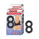 My Erection ring Figure Eight Penis & Scrotum Ring Black by NassToys - view 3