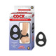 My Erection ring Penis And Scrotum Double Ring Black by NassToys - view 2