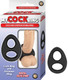 My Erection ring Penis And Scrotum Double Ring Black by NassToys - view 3