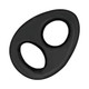 My Erection ring Penis And Scrotum Double Ring Black by NassToys - view 4