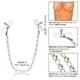 Nipple Play Crystal Chain Nipple Clamps - view 2