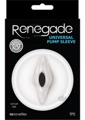 Renegade Universal Pump Vagina Sleeve Clear by NS Novelties