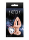 Rear Assets Rose Gold Heart Medium Clear by NS Novelties