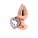 Rear Assets Rose Gold Heart Medium Clear by NS Novelties - view 4