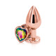 Rear Assets Rose Gold Heart Medium Rainbow by NS Novelties - view 4