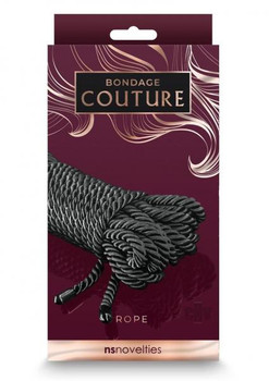 Bondage Couture Rope Black by NS Novelties