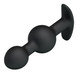 Pretty Love 4.05 inches Silicone Anal Plug with Ball Black - view 3