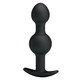 Pretty Love 4.05 inches Silicone Anal Plug with Ball Black - view 4