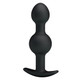 Pretty Love 4.05 inches Silicone Anal Plug with Ball Black - view 7