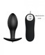 Pretty Love Vibrating Bulb Shaped Butt Plug Black - view 3
