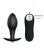 Pretty Love Vibrating Bulb Shaped Butt Plug Black - view 4
