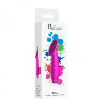 Luminous Thea Abs Bullet With Silicone Sleeve 10 Speeds Fuchsia by Shots America LLC