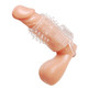 Clear Sensations Vibrating Textured Erection Sleeve by Size Matters - view 8