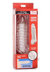 1.5 Inch Penis Enhancer Sleeve - Clear by Size Matters
