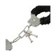 S&M Furry Handcuffs: Black by Sportsheets - view 3