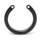 Chastity Cage U-ring Xl - Black - view 2